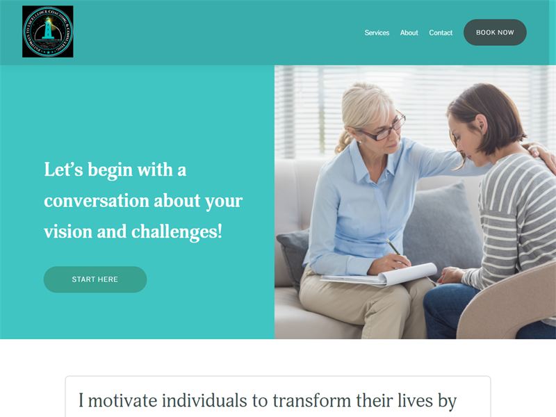 Life coaching and counselling website